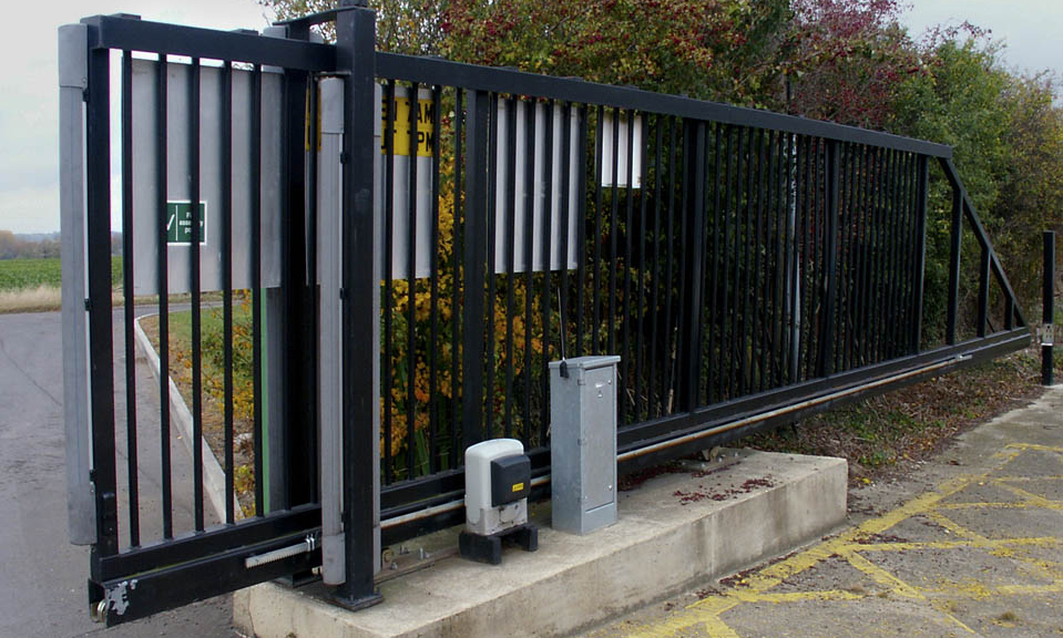 Cantilever Sliding Gates » Residential & Commercial Electric Gates